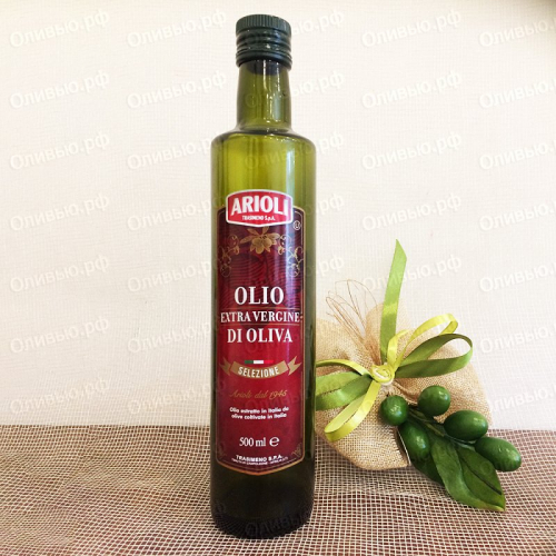 Масло оливковое EXTRA VIRGIN Arioli Selezione 100% Italiano Trasimeno 500 мл