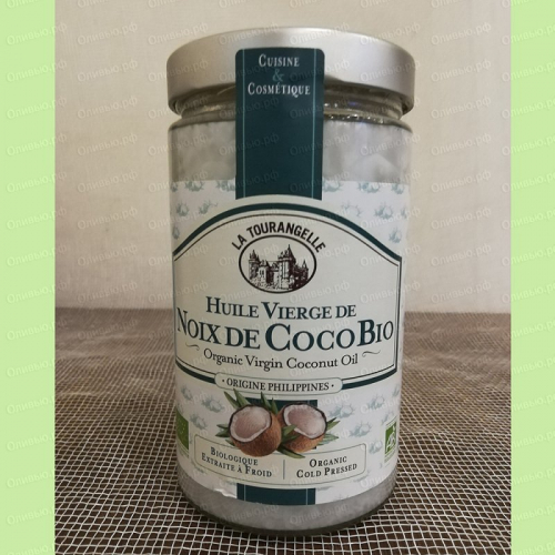 Кокосовое масло EXTRA VIRGIN Organic (Bio) La Tourangelle 610 мл
