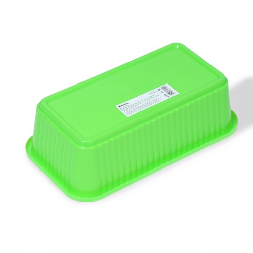 Ящик для рассады, 28.5 × 15.5 × 8.5 см, 2,5 л, зелёный, Greengo