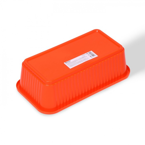 Ящик для рассады, 28.5 × 15.5 × 8.5 см, 2,5 л, оранжевый, Greengo