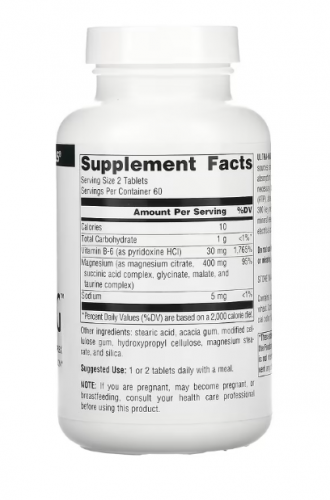 Source Naturals, Ultra-Mag, магний, 120 таблеток