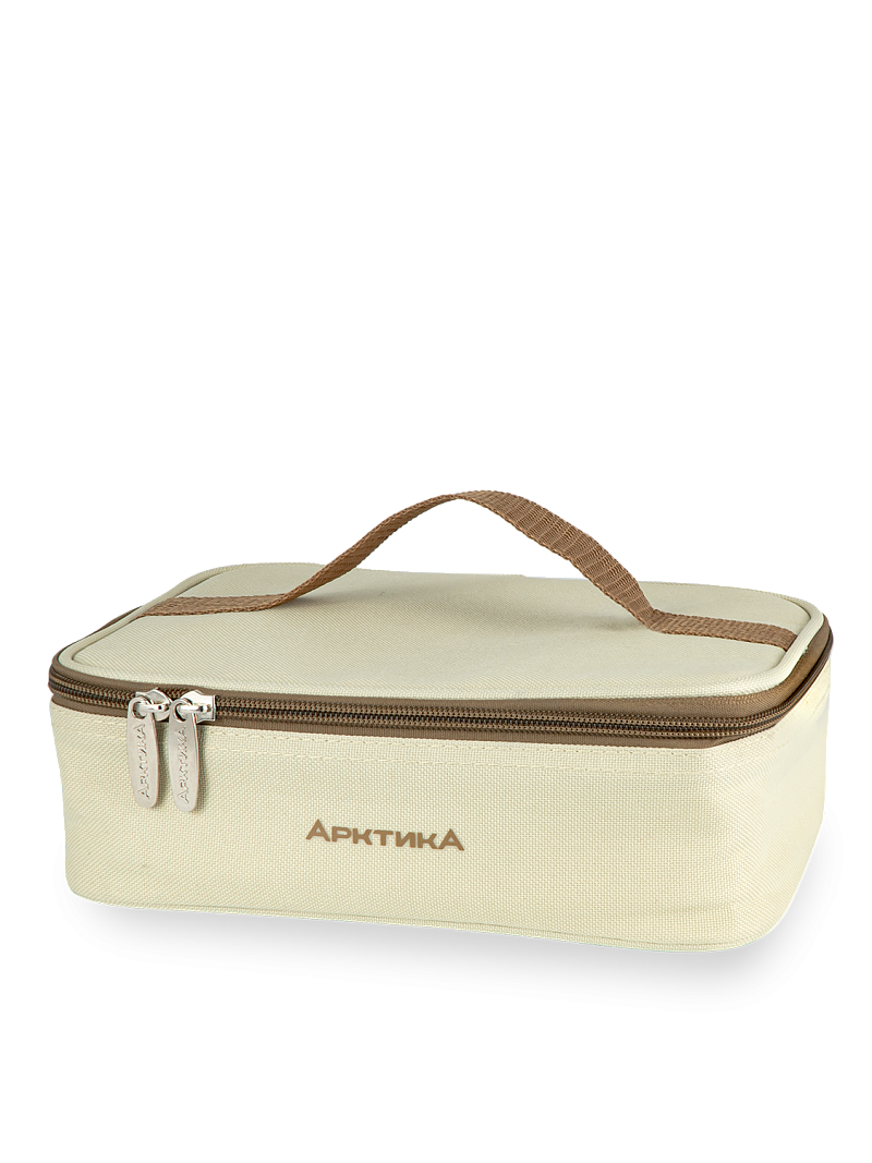 020-2000-2 Ланч-сумка с контейнерами, бежевая