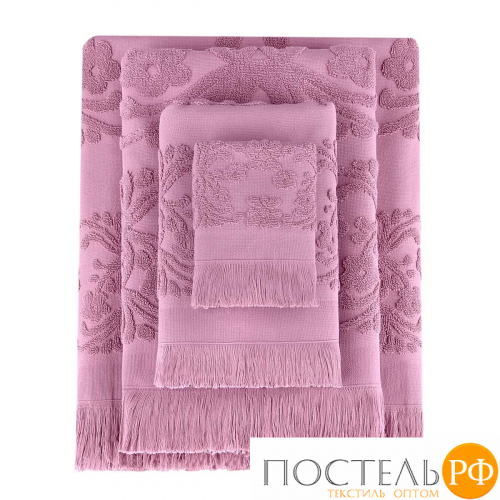 Полотенце Arya С Бахромой 50X90 Isabel Soft Сухая Роза