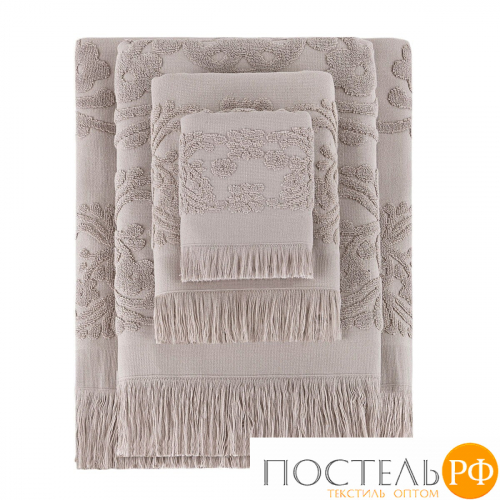 Полотенце Arya С Бахромой 50X90 Isabel Soft Бежевый