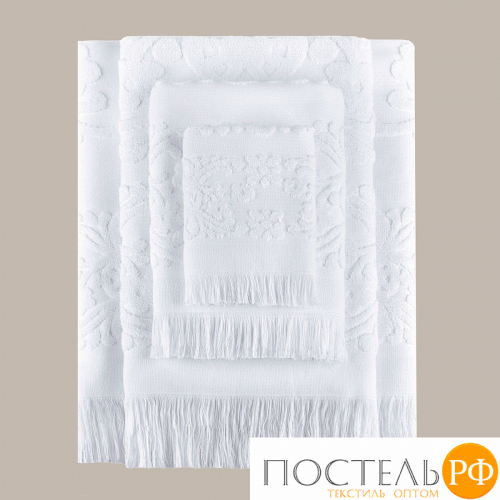 Полотенце Arya С Бахромой 50X90 Isabel Soft Белый