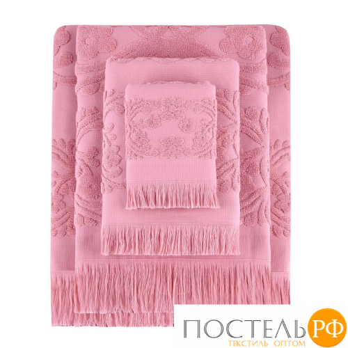 Полотенце Arya С Бахромой 70X140 Isabel Soft Коралловый