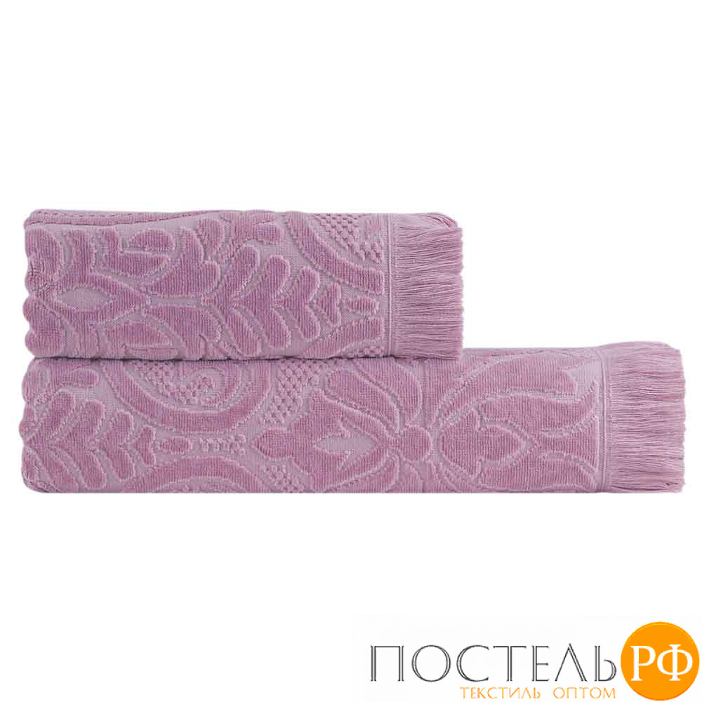 Полотенце Arya Жаккардовое 50X90 Аmber Розовый Розовый