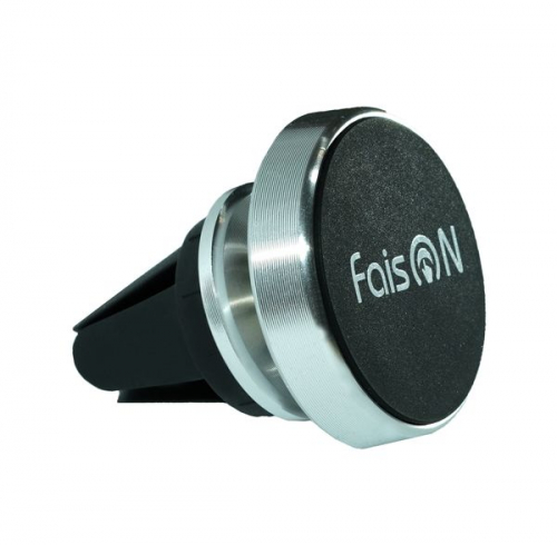 Держатель FaisON H-F373 магнитный, на воздуховод, металл, серебристый