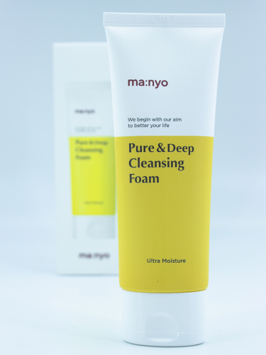 MANYO - ПЕНКА ОЧИЩАЮЩАЯ ДЛЯ ЛИЦА С КЕРАМИДАМИ PURE&DEEP CLEANSING FOAM, 100 ML