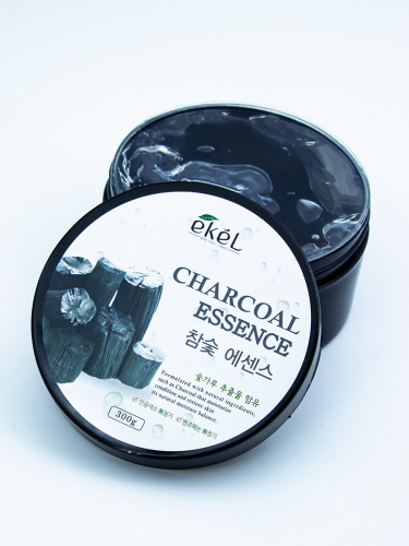 EKEL - ГЕЛЬ ДЛЯ ЛИЦА И ТЕЛА УСПОКАИВАЮЩИЙ С ЭКСТРАКТОМ ДРЕВЕСНОГО УГЛЯ SOOTHING CHARCOAL, 300 G