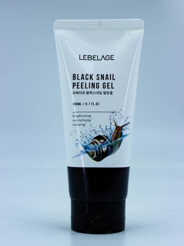 LEBELAGE - ПИЛИНГ-ГЕЛЬ ДЛЯ ЛИЦА С ЭКСТРАКТОМ ЧЕРНОЙ УЛИТКИ BLACK SNAIL PEELING GEL, 180 ML