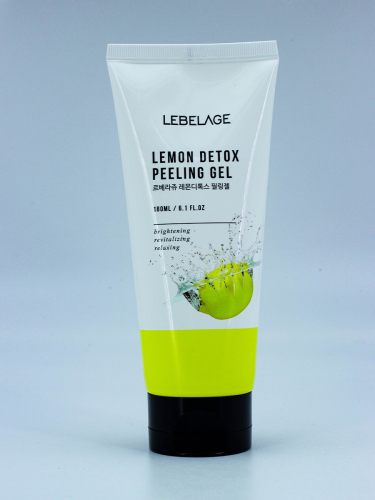 LEBELAGE - ПИЛИНГ-ГЕЛЬ ДЛЯ ЛИЦА С ЛИМОНОМ LEMON DETOX PEELING GEL, 180 ML