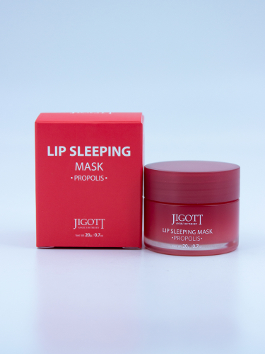 JIGOTT - НОЧНАЯ МАСКА ДЛЯ ГУБ LIP SLEEPING MASK PROPOLIS, 20G