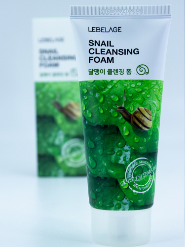 LEBELAGE - ПЕНКА ДЛЯ УМЫВАНИЯ С МУЦИНОМ УЛИТКИ SNAIL CLEANSING FOAM, 100 ML