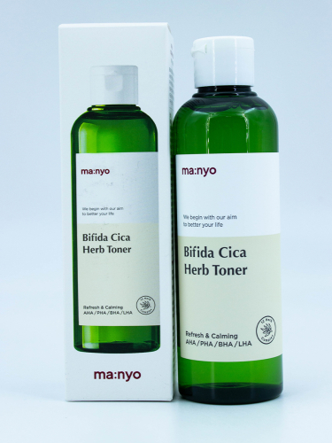 MANYO - ТОНЕР ДЛЯ ЛИЦА С ГАЛАКТОМИСИСОМ И ЭКСТРАКТОМ ЦЕНТЕЛЛЫ BIFIDA CICA HERB TONER, 210 МЛ.