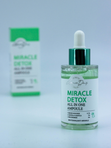 GRACE DAY - СЫВОРОТКА ДЛЯ ЛИЦА С ЭКСТРАКТОМ ЦЕНТЕЛЛЫ MIRACLE DETOX ALL IN ONE AMPOULE, 50 МЛ.