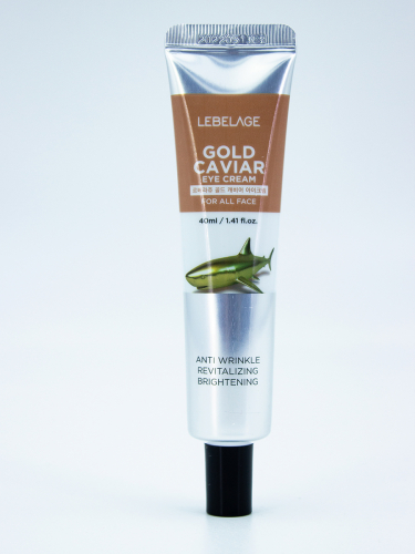 LEBELAGE - КРЕМ ДЛЯ КОЖИ ВОКРУГ ГЛАЗ С ЗОЛОТОМ И ЭКСТРАКТОМ ИКРЫ EYE CREAM GOLD CAVIAR, 40 ML