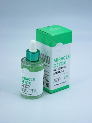 GRACE DAY - СЫВОРОТКА ДЛЯ ЛИЦА С ЭКСТРАКТОМ ЦЕНТЕЛЛЫ MIRACLE DETOX ALL IN ONE AMPOULE, 50 МЛ.