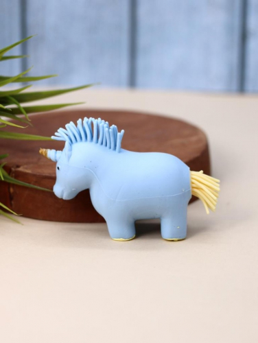 Мялка - антистресс «Squeeze unicorn», blue