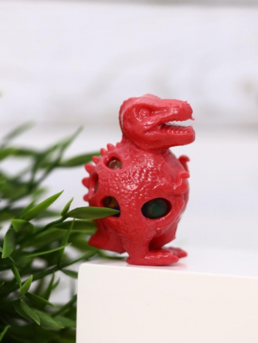 Мялка - антистресс «Dinosaurs world», red