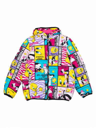  3443 р4288 р   Куртка текстильная с полиуретановым покрытием для девочек