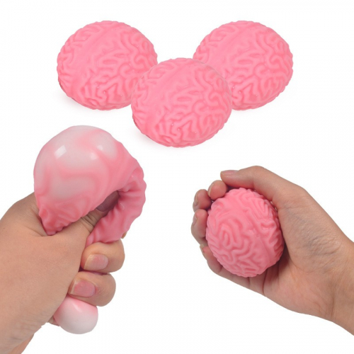 Мялка - антистресс «Brain splat ball», mix