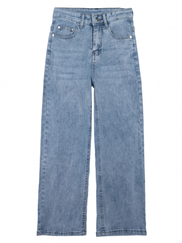  1232 р1918 р    Брюки текстильные джинсовые для девочек