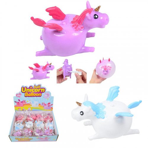 Мялка - антистресс «Unicorn balloon», white