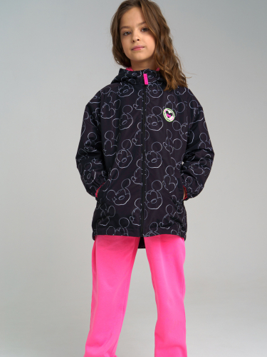  2324 р3949 р     Куртка текстильная с полиуретановым покрытием для девочек (ветровка)