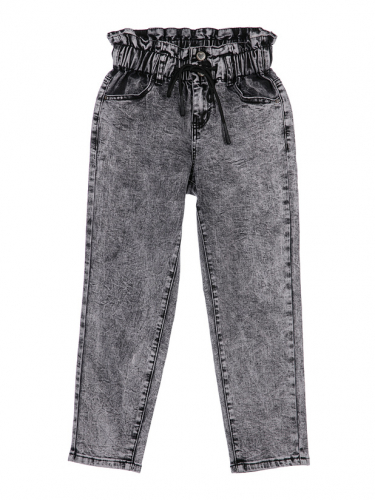  1191р2195 р     Брюки текстильные джинсовые для девочек