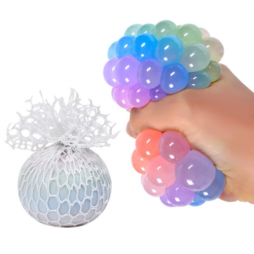 Мялка - антистресс «Rainbow ball», blue