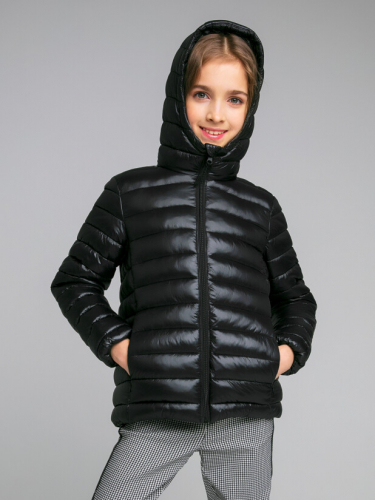  2404 р3611 р   Куртка текстильная с полиуретановым покрытием для девочек