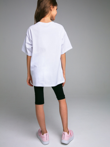  1284 р1353 р   Комплект трикотажный для девочек: фуфайка (футболка), бриджи