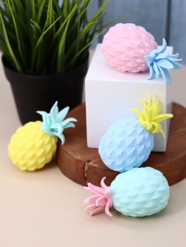 Мялка - антистресс «Pineapple squeeze toy», green