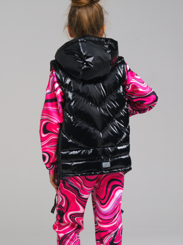  2010 р3272 р  Жилет текстильный с полиуретановым покрытием для девочек