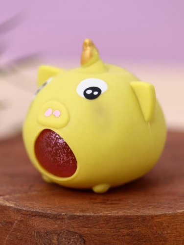 Мялка - антистресс «Unicorn squeeze toy», yellow