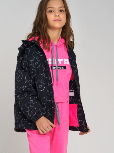  2324 р3949 р     Куртка текстильная с полиуретановым покрытием для девочек (ветровка)