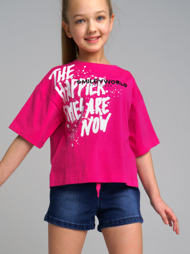  695 р850 р  Фуфайка трикотажная для девочек (футболка)