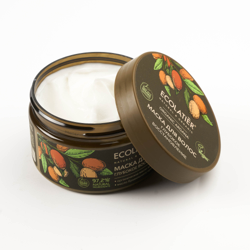 ECL GREEN Arganа oil/2767/ Маска для волос Глубокое восстановление Серия ORGANIC ARGANA, 250 мл