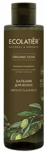 ECL GREEN Olive oil/2712/ Бальзам для волос Мягкость & Блеск, 250 мл