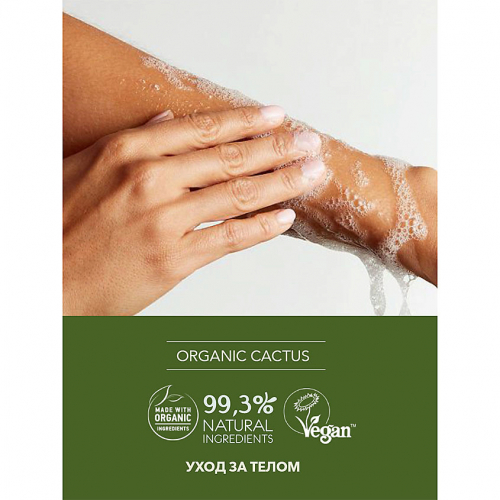 ECL GREEN Cactus Flower/2798/ Мицеллярный Гель для душа Гладкость & Красота , 350 мл