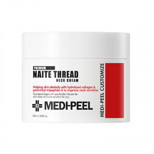 Подтягивающий крем для шеи с пептидным комплексом - Naite Thread Neck Cream, 100г