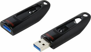 Флэш-диск USB SanDisk 64 GB CZ48 Cruzer Ultra Black USB 3.0