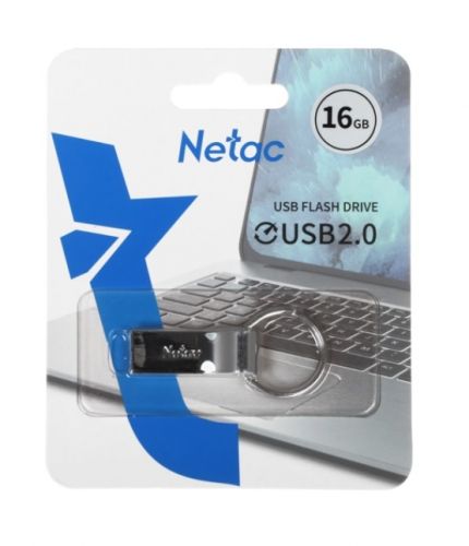 Флэш-диск USB Netac 16 GB U275 серебристая