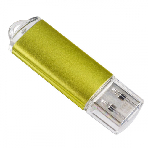 Флэш-диск USB Perfeo16 GB E01 gold