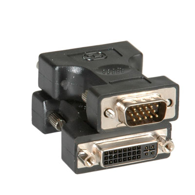Переходник DVI- VGA (штекер/гнездо) 24+5 (H10)