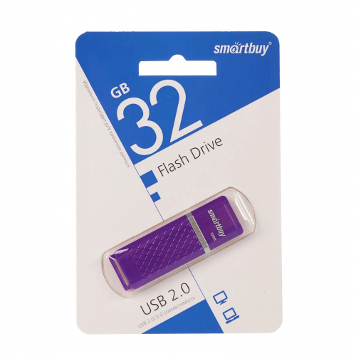 Флэш-диск USB Smartbuy 32 GB Quartz series Violet