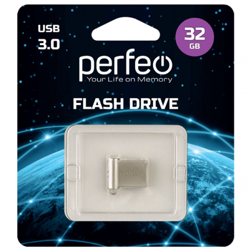 Флэш-диск USB Perfeo 32 GB M06 metal USB 3.0