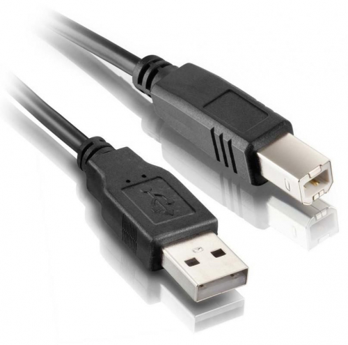 Кабель VS USB 2.0 (A-B) , 1 м, для принтера, (пакет) U110