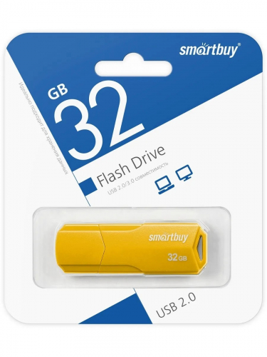 Флэш-диск USB SmartBuy 32 GB CLUE Yellow